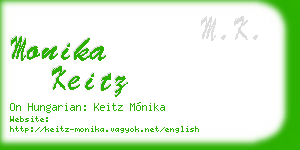 monika keitz business card